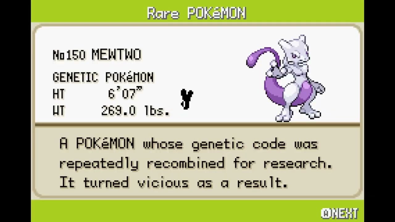 How to Catch Mewtwo in Pokemon Fire Red Leaf Green 
