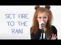 Adele - Set Fire to the rain - (Anastasiya Baginska Cover)