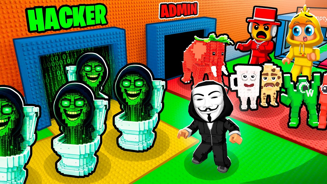 Admin vs Hackers CHALLENGE In Steal A Brainrot! (Roblox)