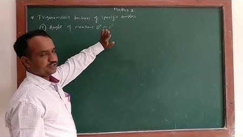 Trigonometry - 1 lecture 2 by Atul Limgude sir
