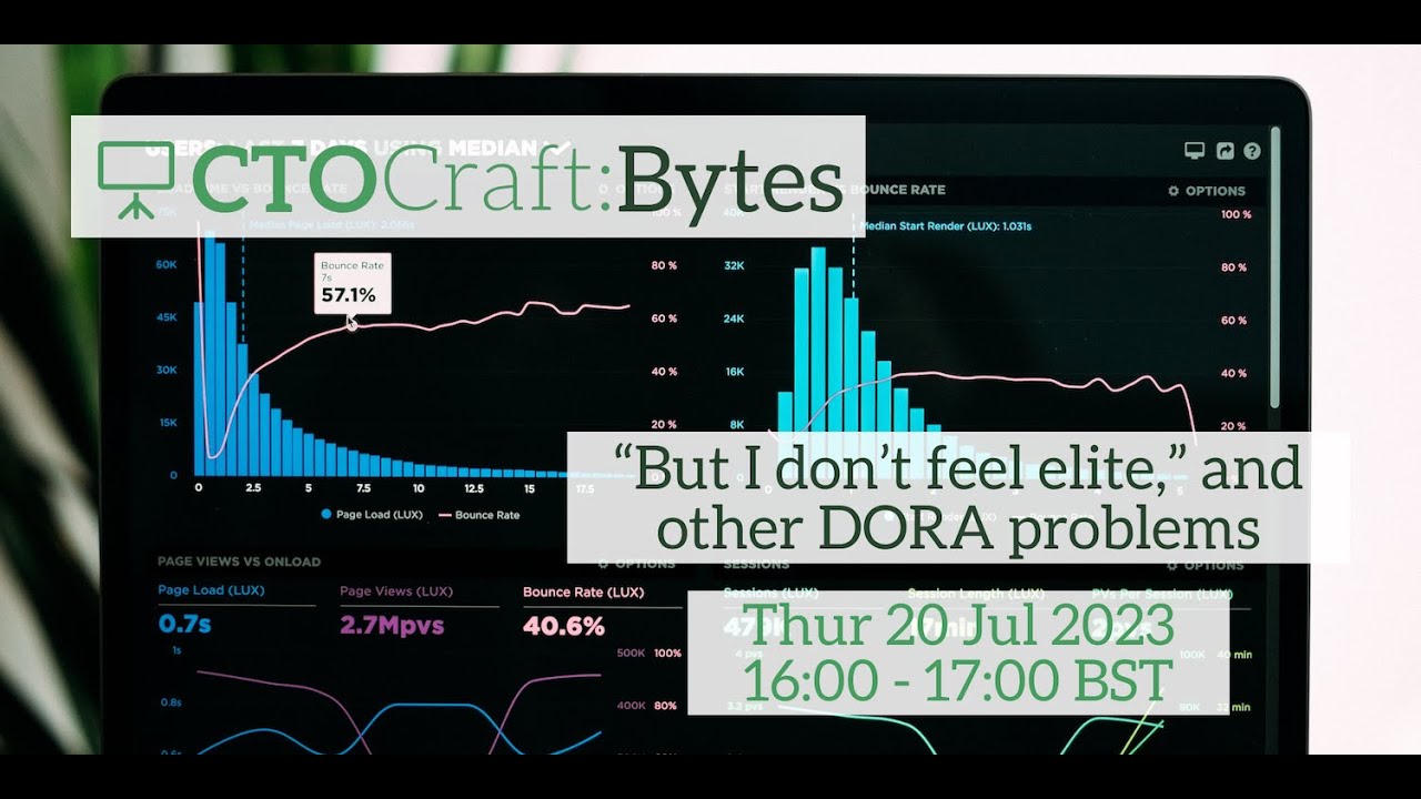 Dora Problem CTO Craft Bytes: “But I don’t feel elite,” and other DORA problems ...