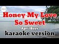 HONEY MY LOVE SO SWEET - April Boys / karaoke version
