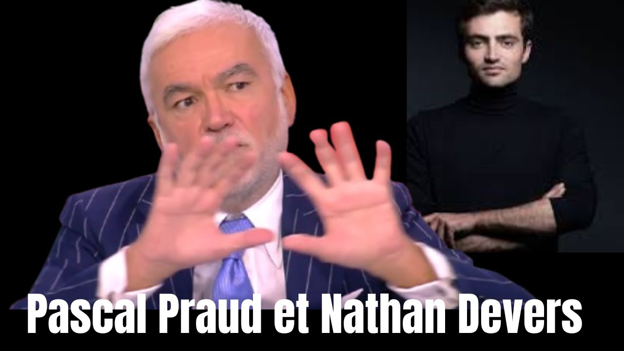Pascal Praud et  Nathan Devers qui travaille maintenant pour le service public