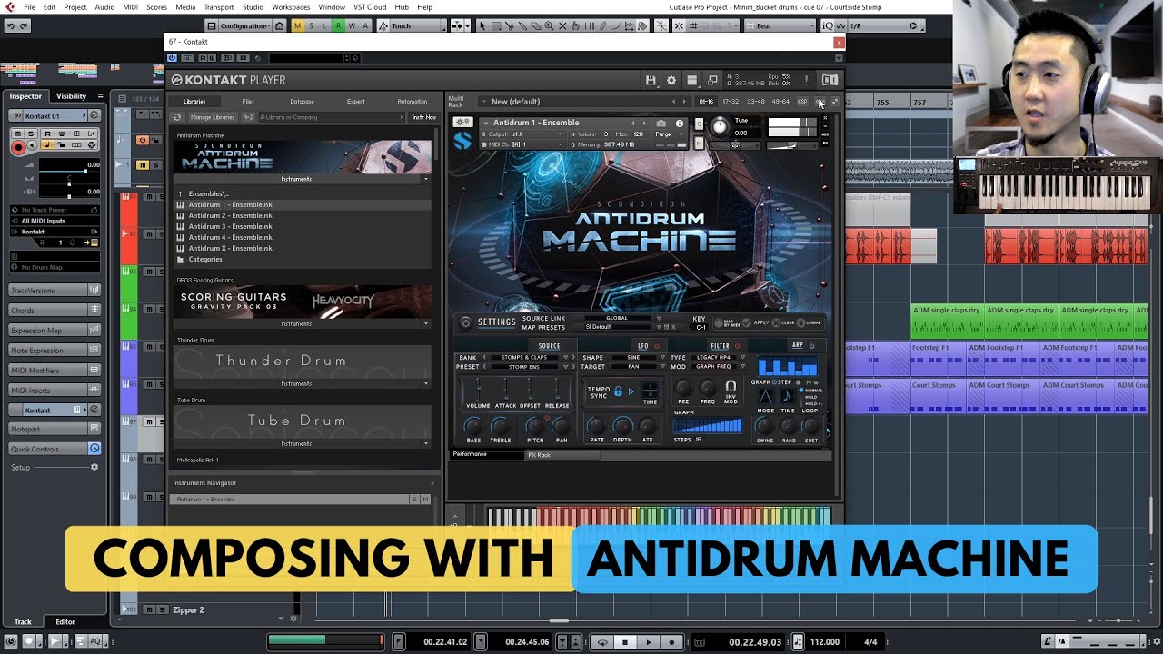 Composing with Antidrum Machine by Soundiron - YouTube