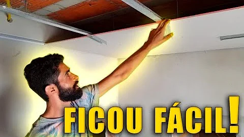 Como instalar placa de drywall no teto sozinho?