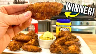Super Crispy Wings With One Secret Ingredient  Crispy Chicken Wing Recipe