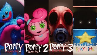 All Poppy Playtime Official Trailers | Poppy Playtime All Games - Mob Games (Entertainment)