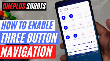 HOW TO ENABLE 3 BUTTON NAVIGATION | OnePlus Tips & Tricks #shorts | TheTechStream
