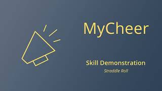 Straddle Roll Demo - Cheerleading Level 1