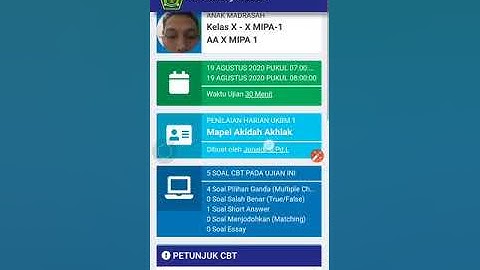 Tutorial Aplikasi E-learning Madrasah Bagi Siswa Melalui HP Android