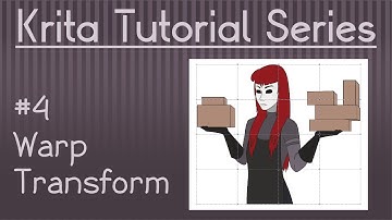 Krita Transform Tool Series: How to Use Warp Transform
