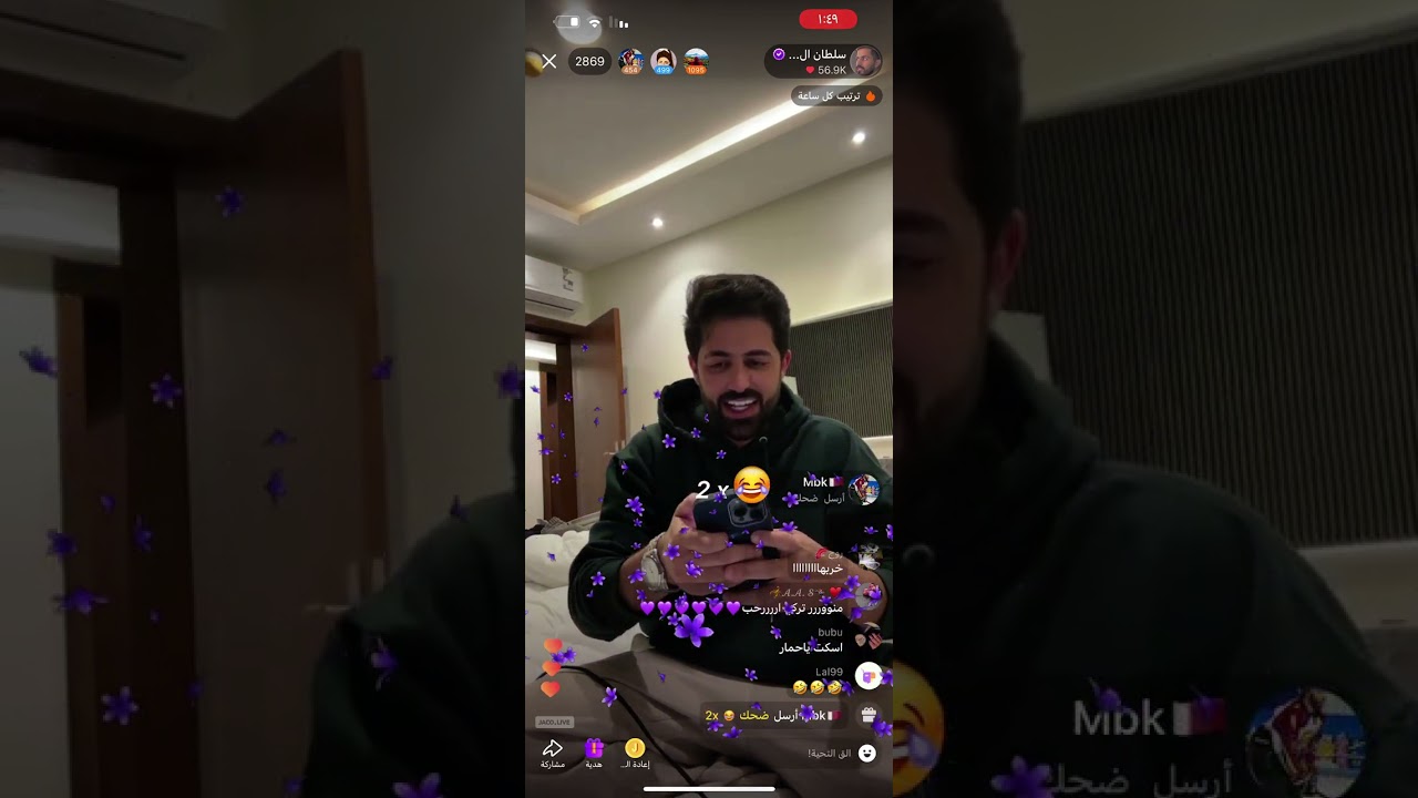 1- بث سلطان العنزي مع سبايكي و سويمي و رغد و راشد العنزي و قثردي 3/1/2024