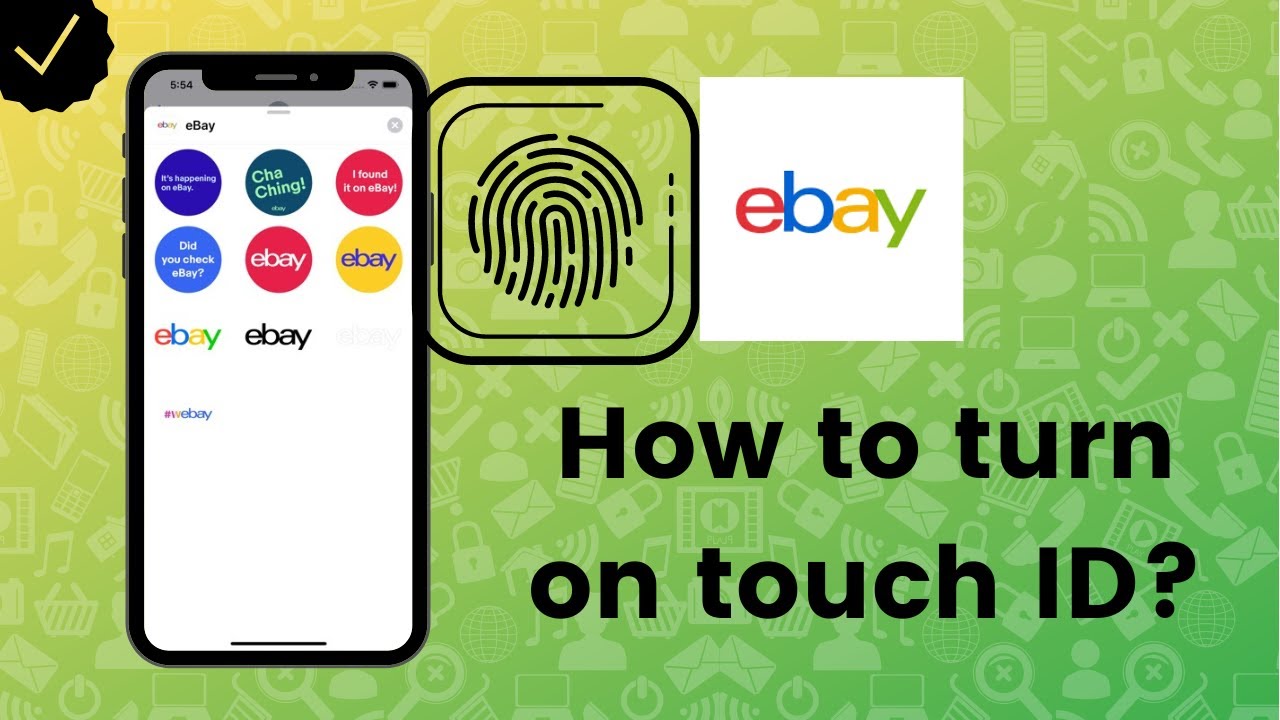 How To Turn On Touch ID On EBay YouTube How To Turn On Touch ID On EBay YouTube