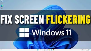 fix windows 11 screen flickering | how to solve laptop / pc screen flickering issue 11🖥️🛠️✔️