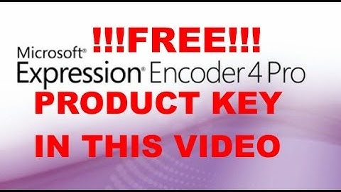 FREE PRO Microsoft Expression Encoder 4 Screen Capture - Record