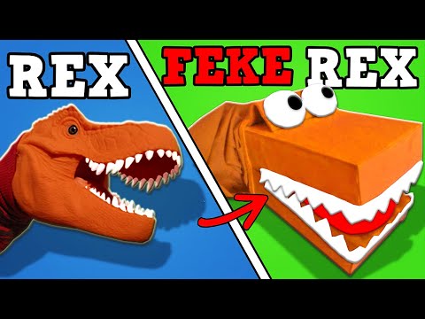 COMO FAZER O DINOSSAURO REX EM CASA? EU VOU TE ENSINAR! RICHARD E REX VLOGS!