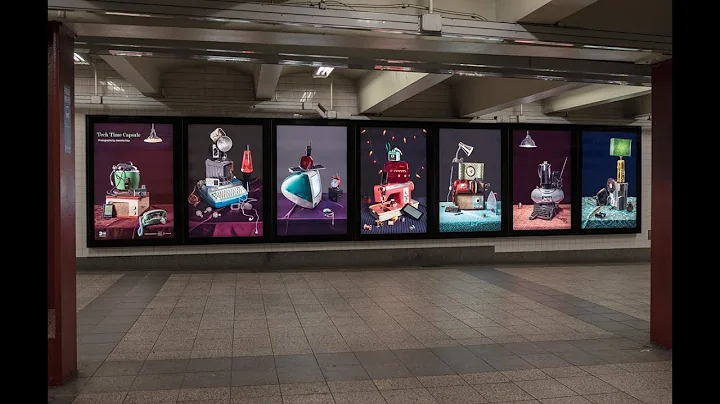 Jeanette May's "Tech Time Capsule" MTA Lightbox In...