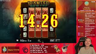 1327x win on Wanted Dead or a Wild DUEL (Hacksaw Gaming)