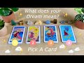 What does your dream mean pick a card