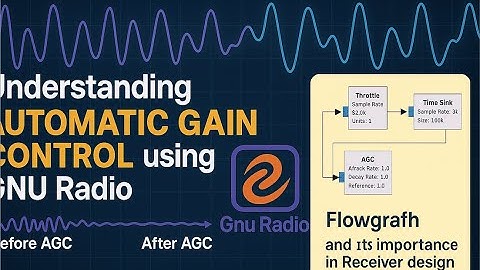 Automatic Gain Control (AGC) in GNU Radio Explained | Receiver Design Essentials