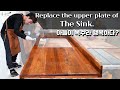 고객 만족도 별 5개 주방 싱크대 상판 교체 Replace the upper plate of The Sink.