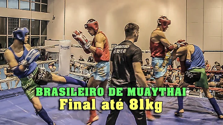 Brasileiro de Muaythai CBMTT - Final 81kg - Gevers...
