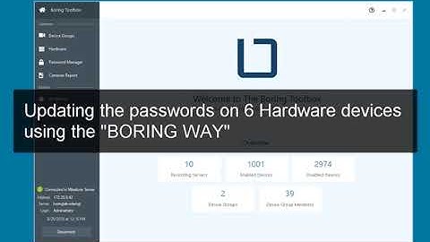 How to Bulk Change Camera Passwords in Milestone XProtect with Boring Toolbox