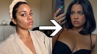 my physical GLOW UP routine!! hair &amp; makeup transformation