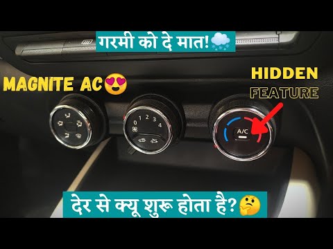 Ac of Nissan Magnite Xe | hidden feature | Abhi Verma | AC लाजवाब है पर🤔