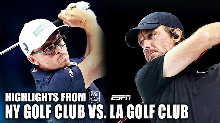 TGL SEMIFINAL HIGHLIGHTS: New York Golf Club vs. Los Angeles Golf Club | TGL on ESPN
