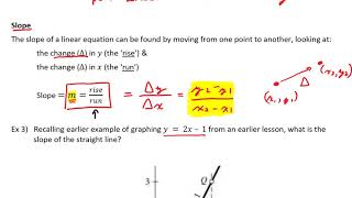 MTH171 - Lecture 26 - Graphing Linear Equations