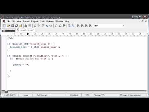 Beginner PHP Tutorial - 178 - Auto Suggest Application Part 4