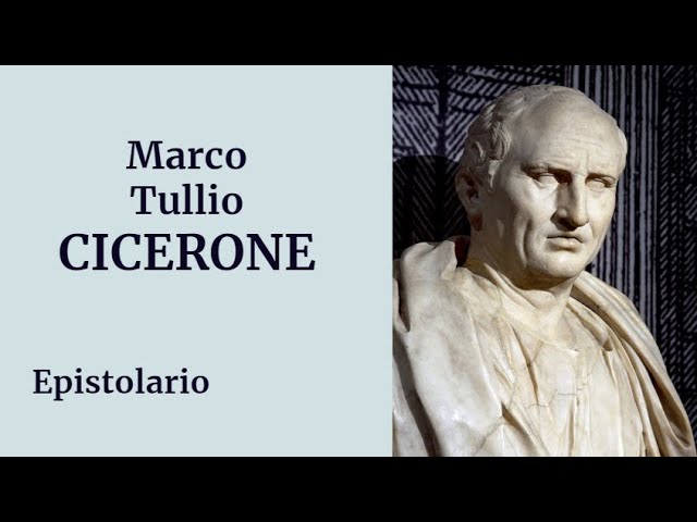 Cicerone: Epistolario - YouTube