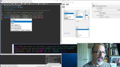 Automating Programs with Controls in AutoHotkey: 11 Adding, Deleting, Showing & Hiding on Lists