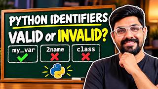 Python Identifiers Explained | python tutorial for beginners