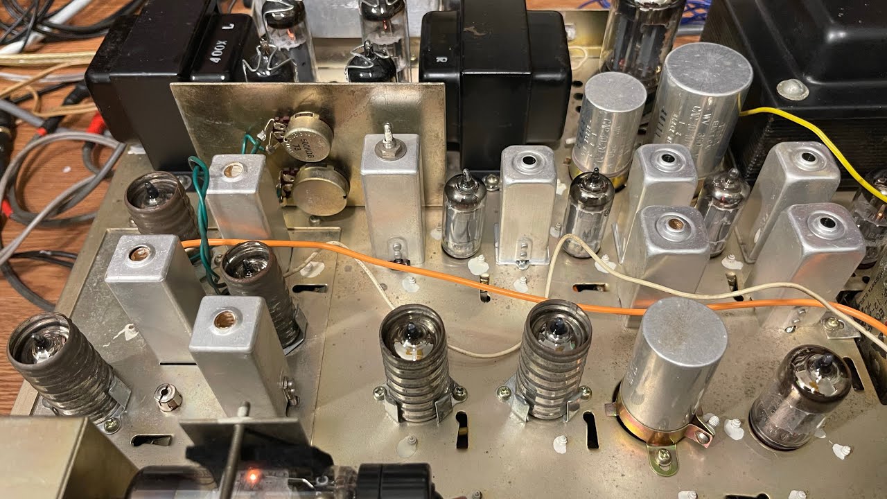 Ampli Đèn MONARCH STA-400X xuất Âu_4 bóng Cs Valvo ECL86 Đức_nắn Gz34 Valvo Đức_3 bóng Pre 12AX7