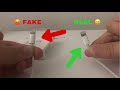 Apple Genuine vs Counterfeit Lightning Cable - Some ways to spot fakes