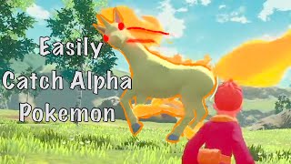 How To Easily Catch Alpha Pokemon Without Battling ~ Pokémon Legends: Arceus