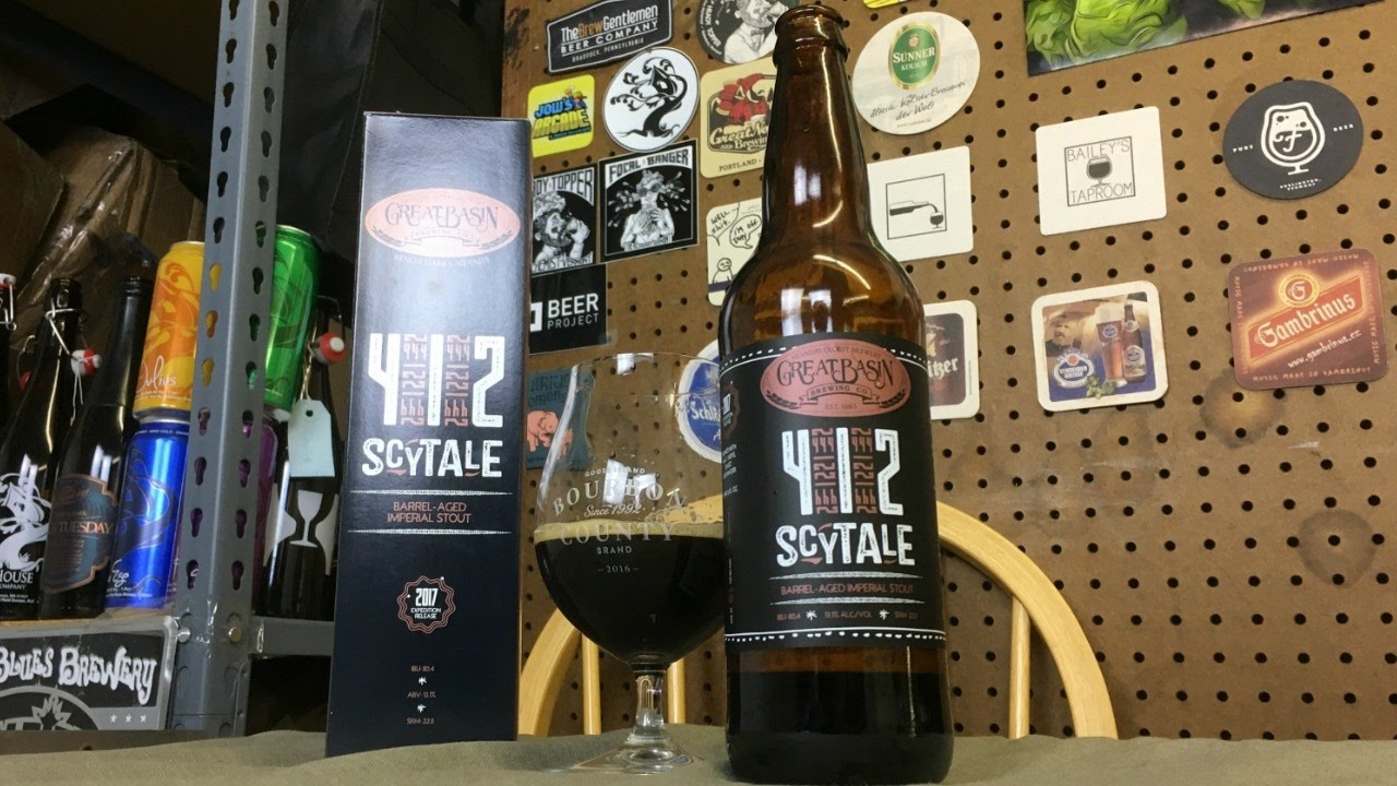 Great Basin 412 Scytale (Best "Unknown" Barrel Aged Imperial Stout?!) Review - Ep. 