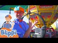 Blippi Visits A Kids Theme Park And More Learning With Blippi | Educational Videos For Kids