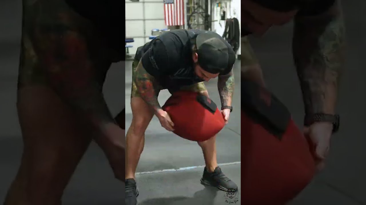 Sandbag conditioning workout easy at home workout