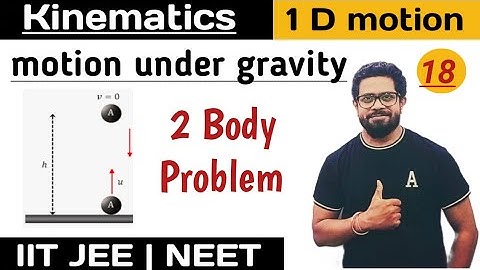 | Kinematics | 1 D motion | motion under gravity | 2 body problem | IIT JEE 2024 | NEET 2024 |