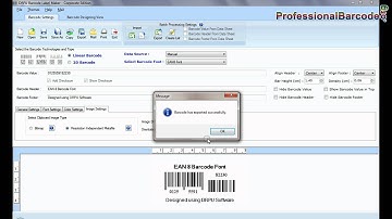 Learn how to save generated barcode labels for future usage