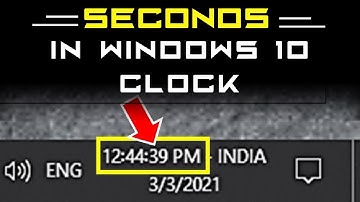 🔥 Show Seconds in Windows 10 Clock | Hidden Trick in Windows 10