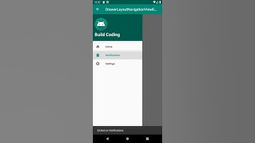 DrawerLayout With Navigation | Android Tutorial | Android | Build Coding