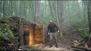 This Forgotten Cabin Saved Me From the Storm | Cozy Rain ASMR