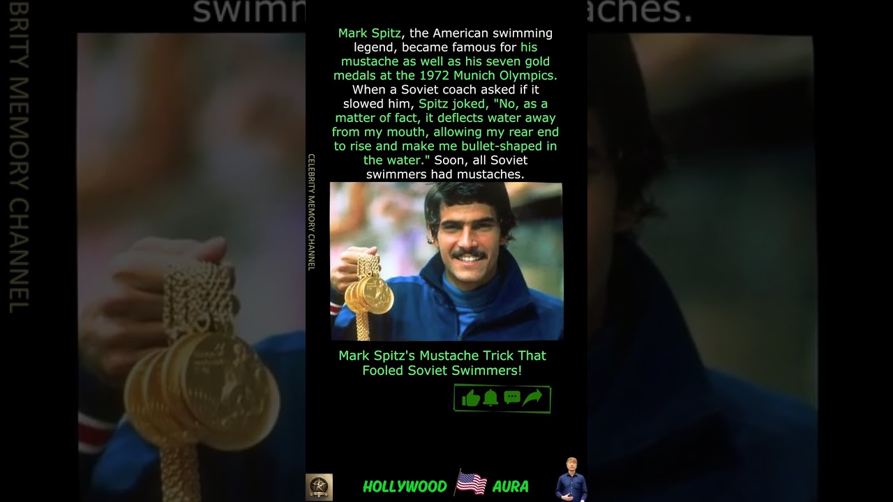 Mark Spitz's Mustache Trick That Fooled Soviet Swimmers!