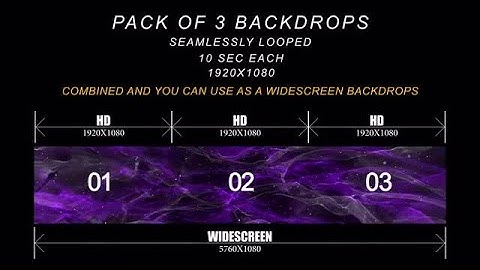 Purple Mystic Widescreen Pack Stock Motion Graphics