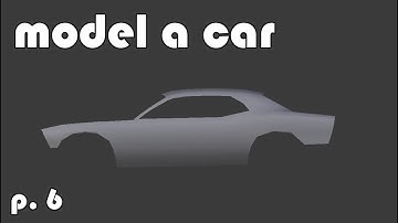 Model a 3d Car | part 6 | maintaining good topology (Blender tutorial)