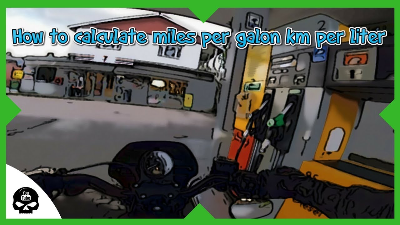 How to calculate miles per galon km per liter YouTube
